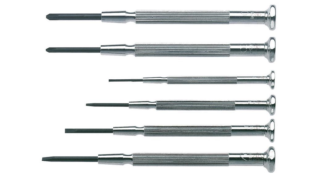Schroevendraaiersets, 6pcs, Phillips / Geslepen